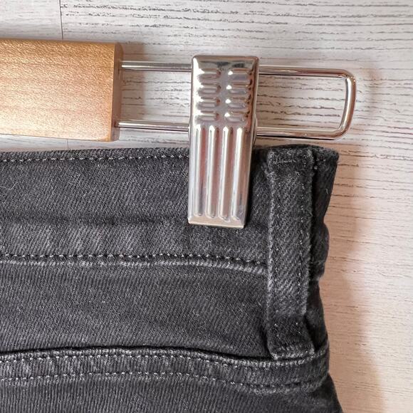 Everlane Jeans Womens Size 27 Black Ankle Denim Tapered Everyday Simple - Picture 15 of 16